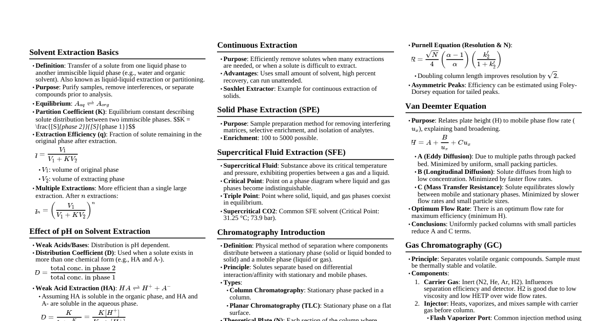 Analytical Chemistry 2 (CH4304