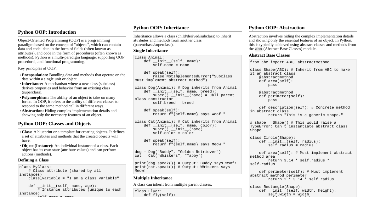 OOP Python & SystemVerilog