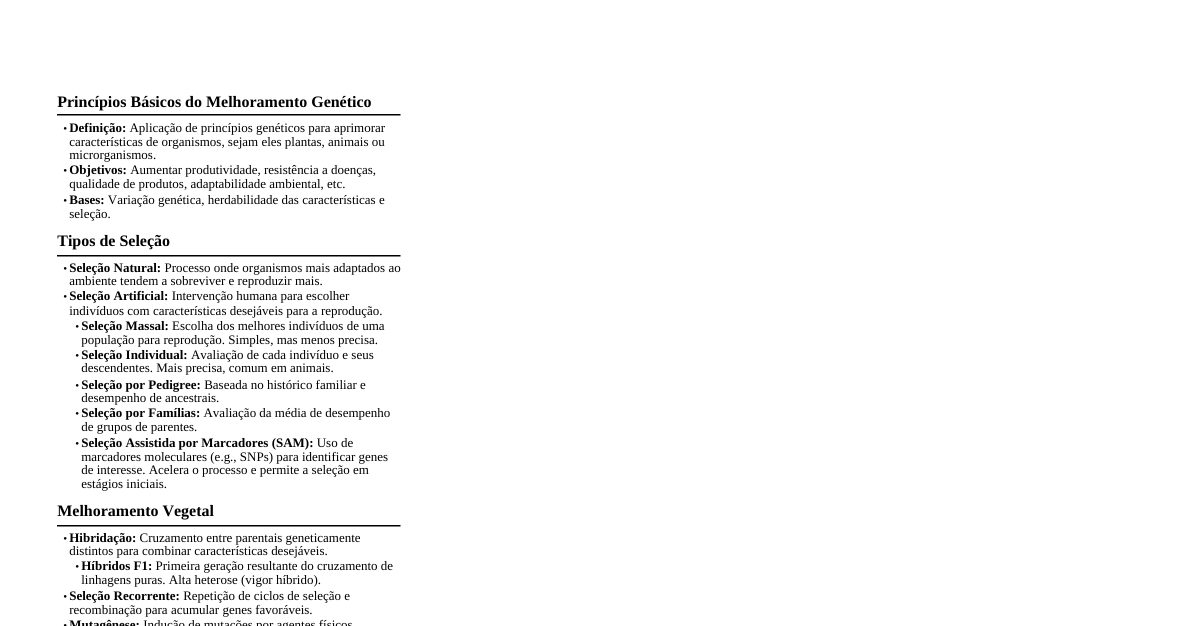 Melhoramento Genético