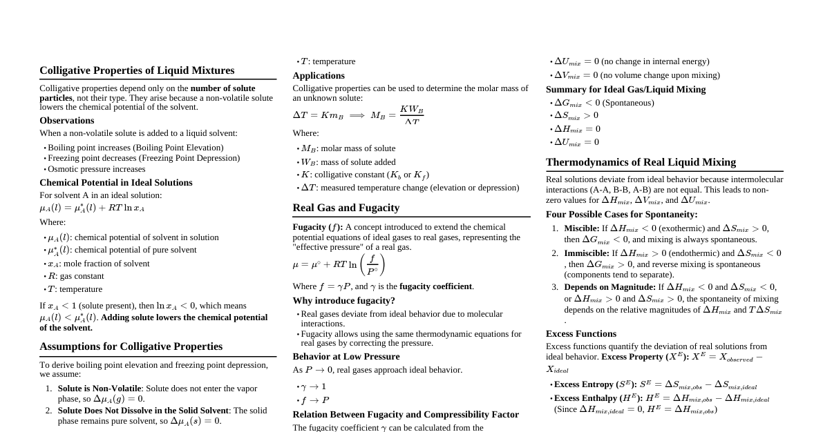 Multi-Component Systems