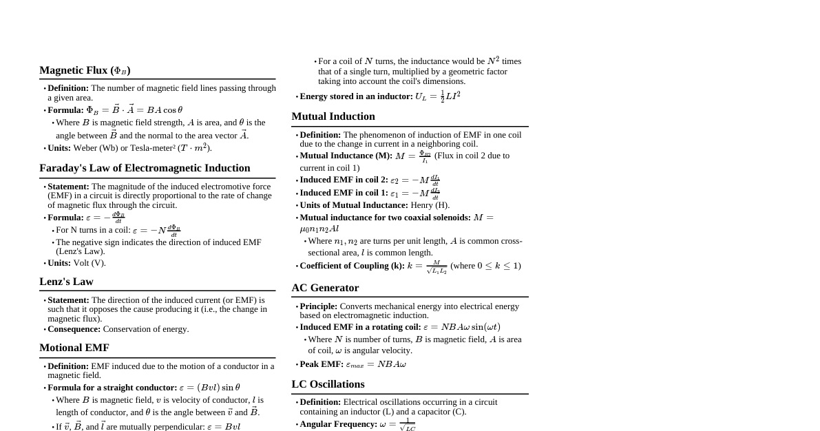 Electromagnetic Induction
