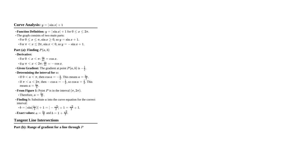 Calculus & Functions