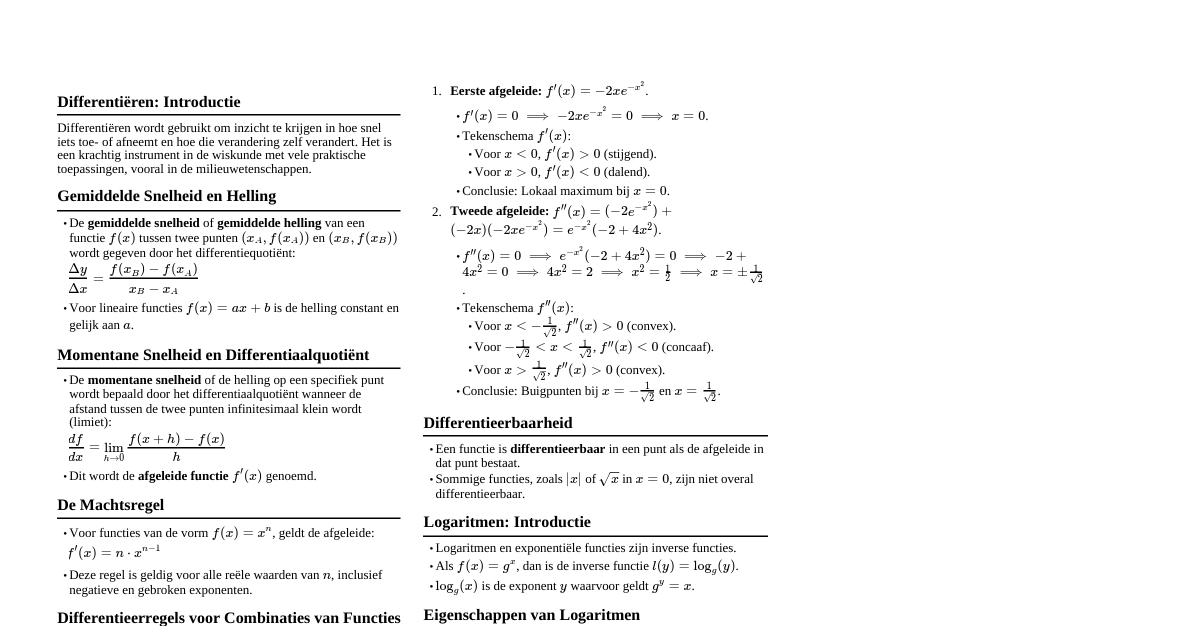 Wis LE1-2 Differentieren