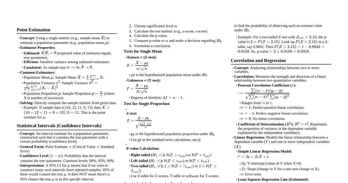 Statistical Inference