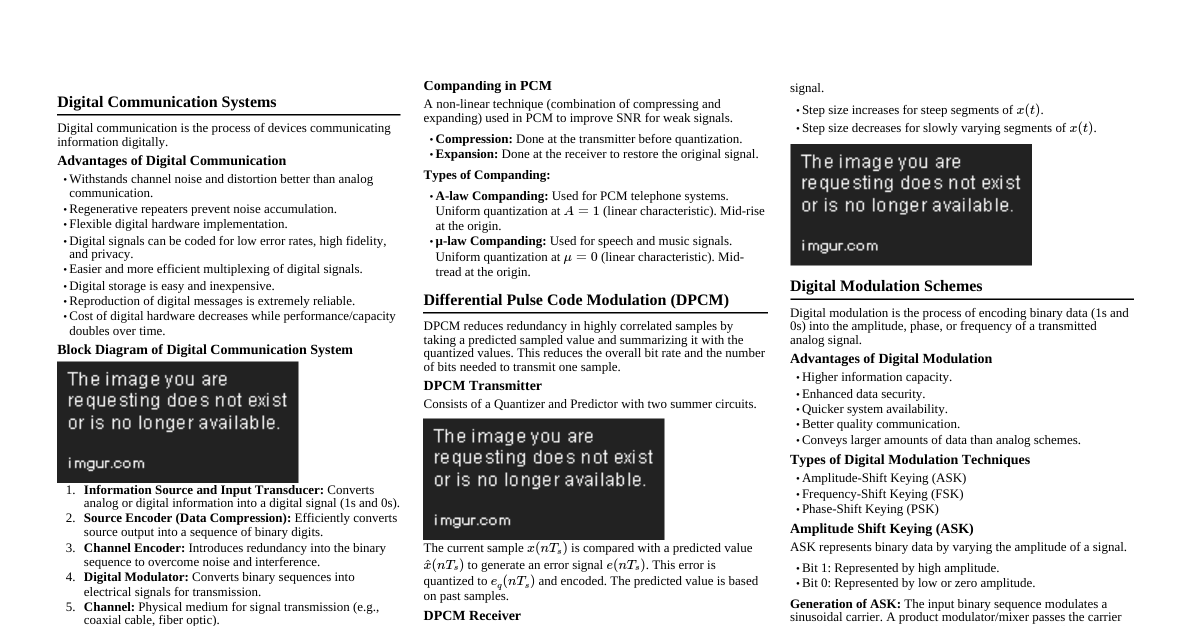 Digital Communication