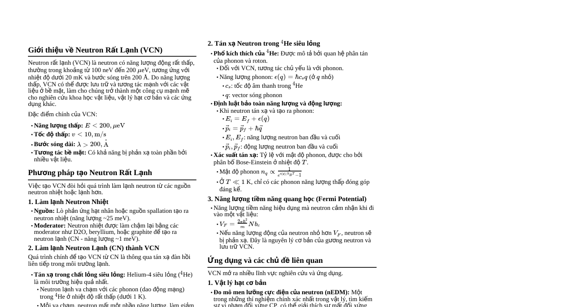 Neutron Rất Lạnh (VCN)