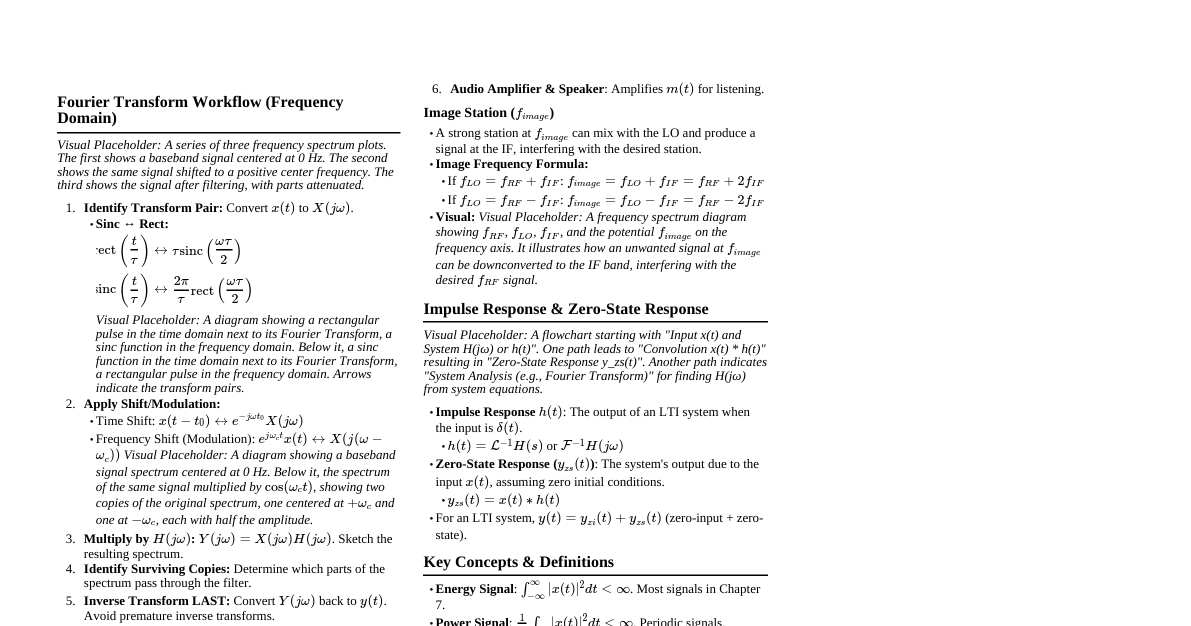 Signals & Systems Exam 3