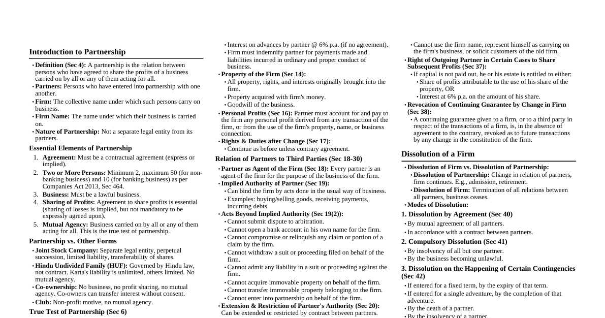 Indian Partnership Act 1932