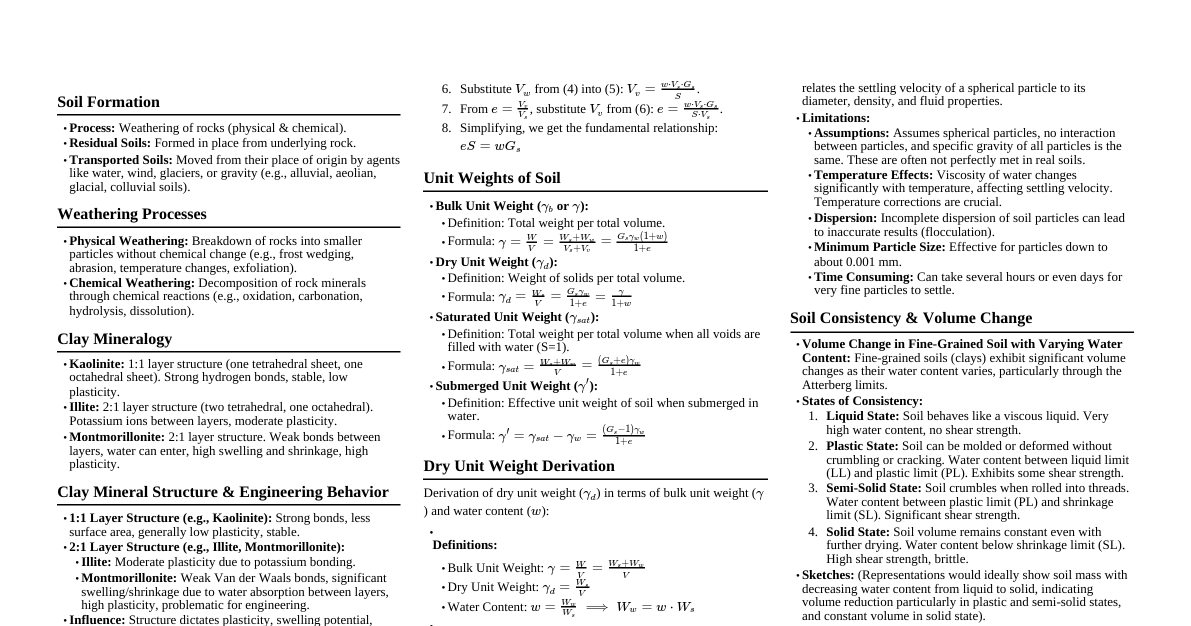 Engineering Geology & Soil Mec