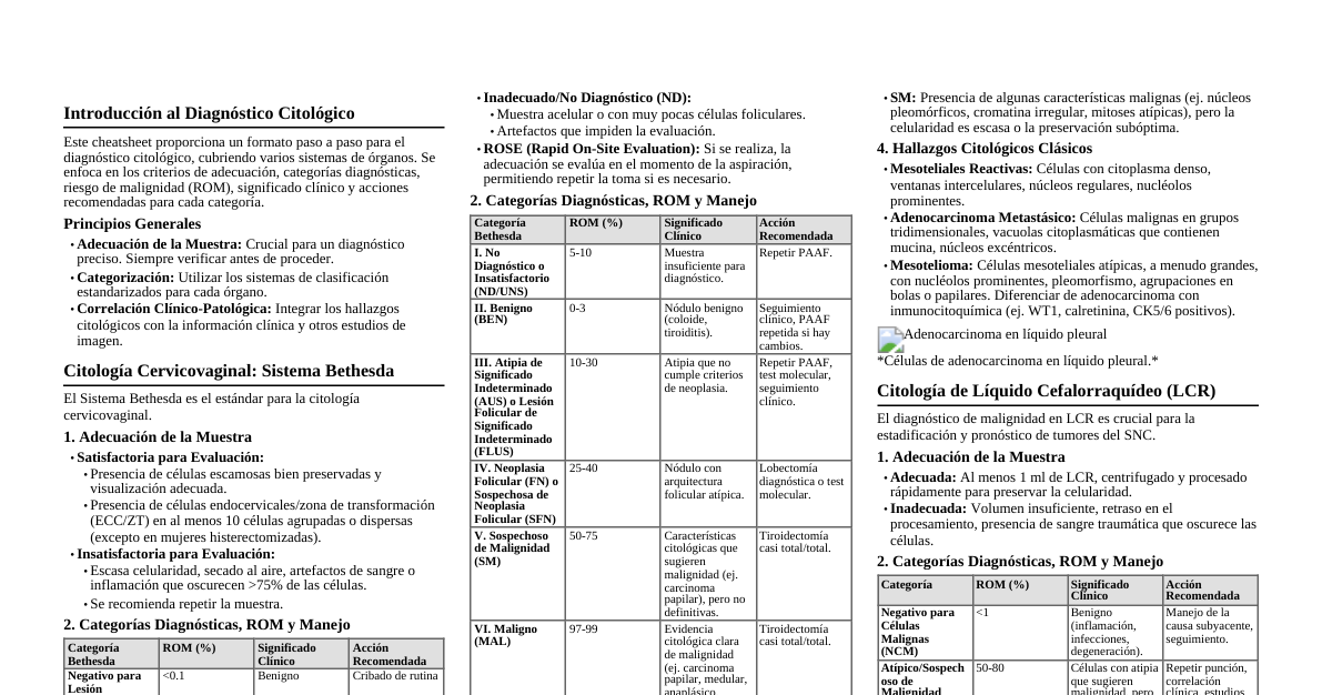 Diagnóstico Citológico