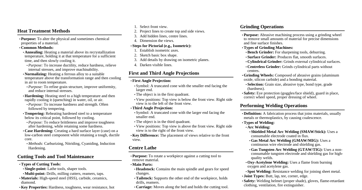 CSEC Industrial Tech Exam Prep