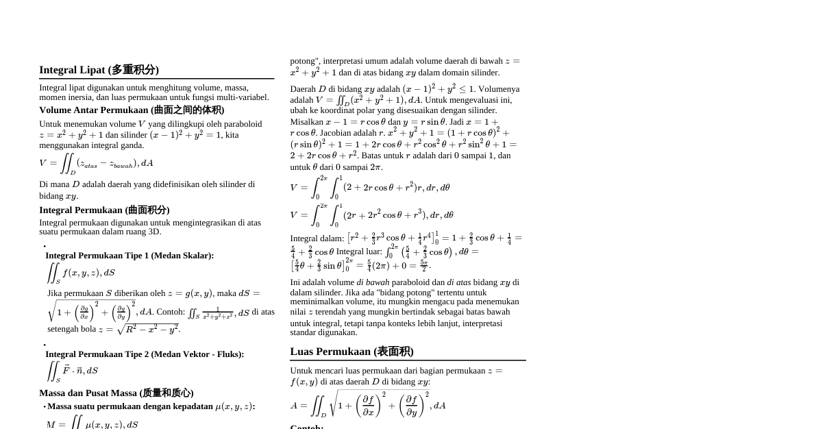 Calculus & Vector Analysis
