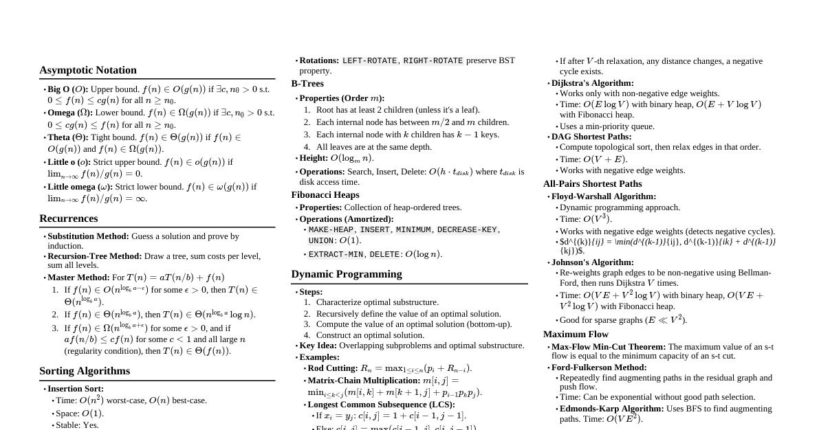 CLRS Algorithms