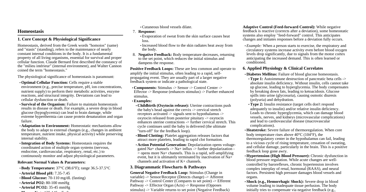 Medical Physiology Deep-Dive