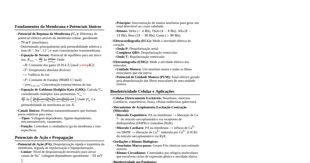 Bioeletricidade Avançada
