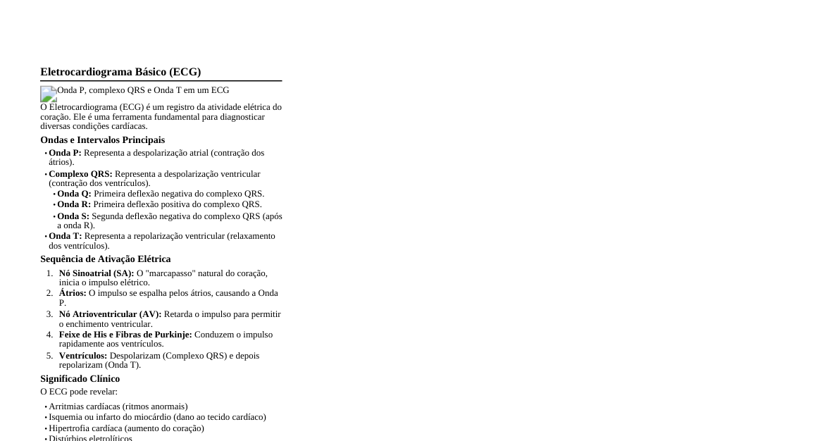 Eletrocardiograma Básico